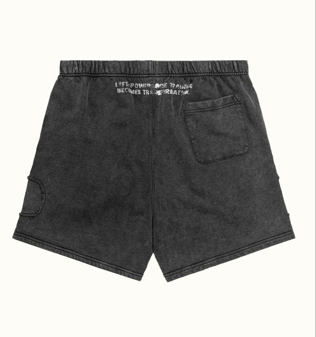 【Sサイズ】LÝFT × パワーハウスコラボ ショートパンツ 【Black】