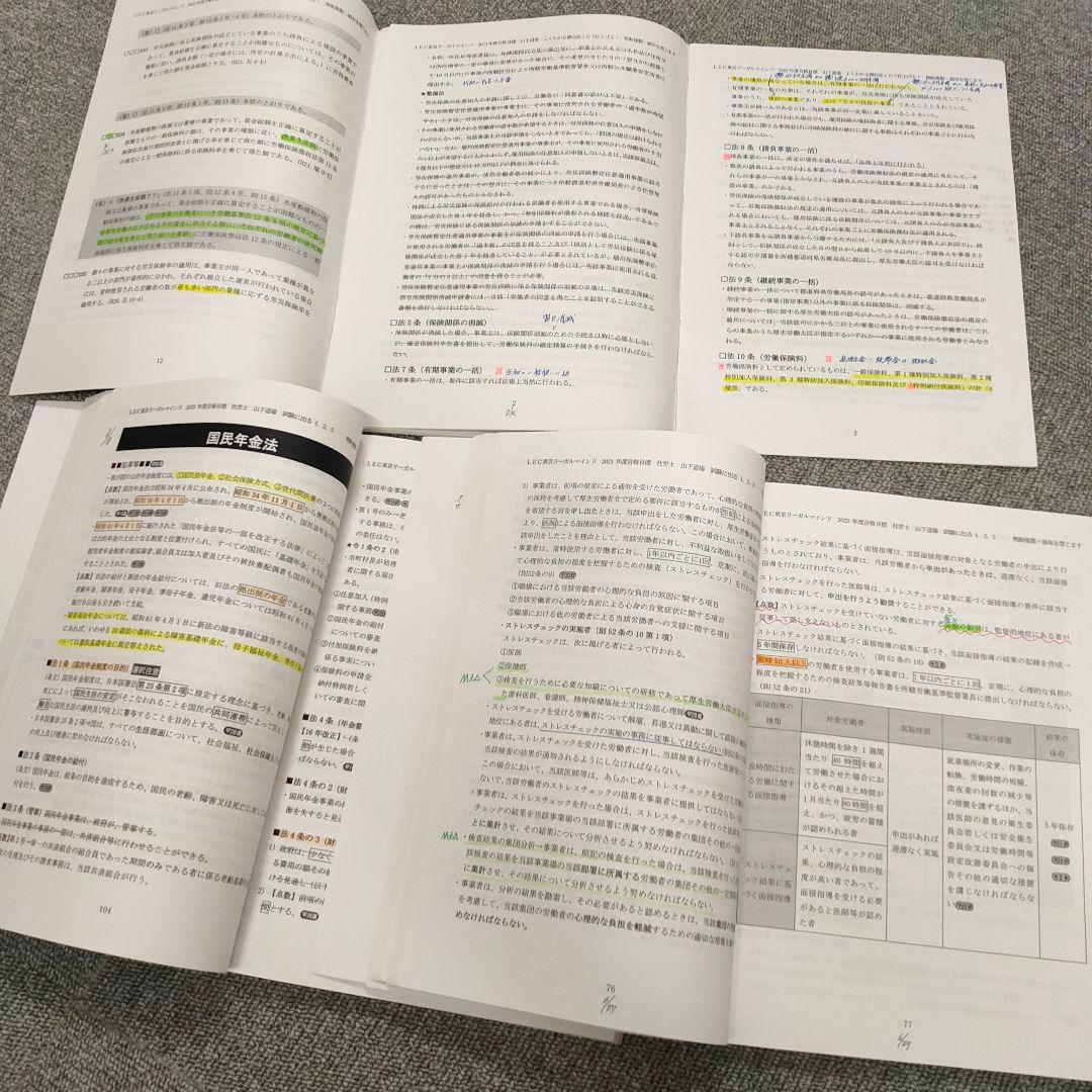 2023年度合格目標　山下道場　計11冊セット