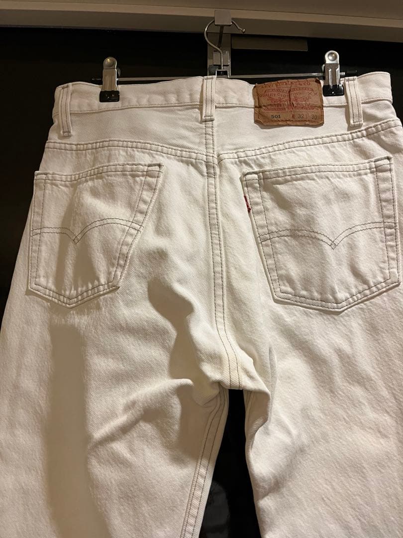 Levi's 501 made in usa ホワイト
