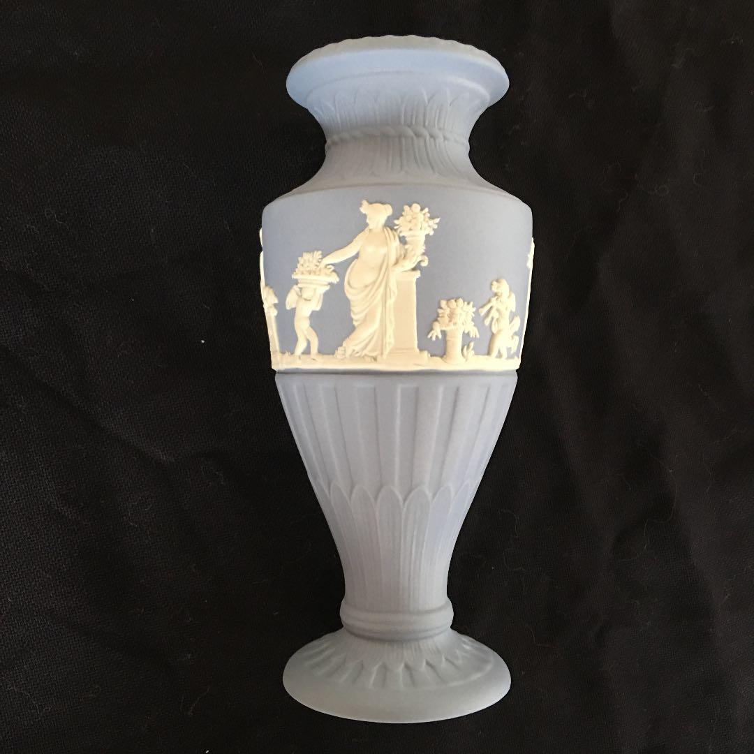 ウェッジウッド　ジャスパー　フラワーベース　新品箱入り