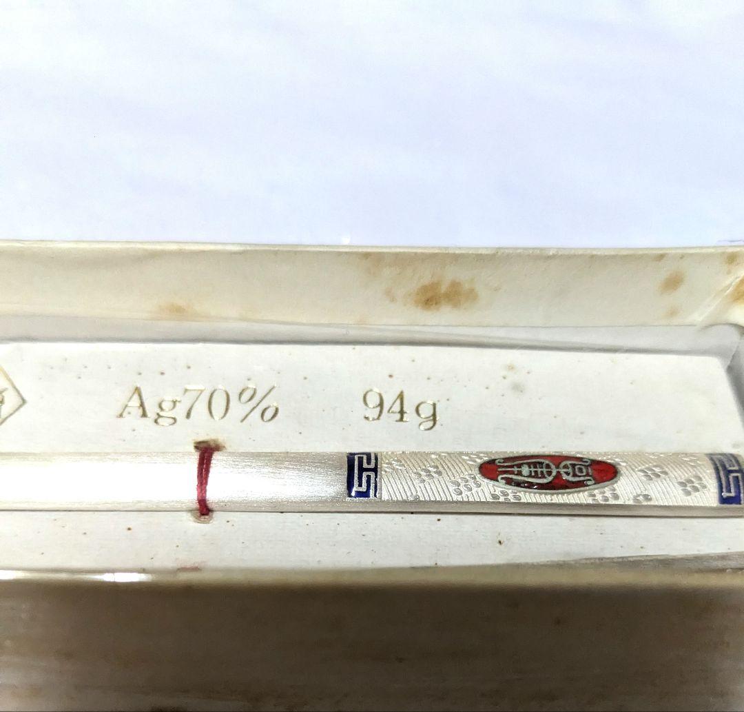 韓国　銀　Ag700　箸　スプーン　94g　未使用品　アンティーク　中身のみ発送