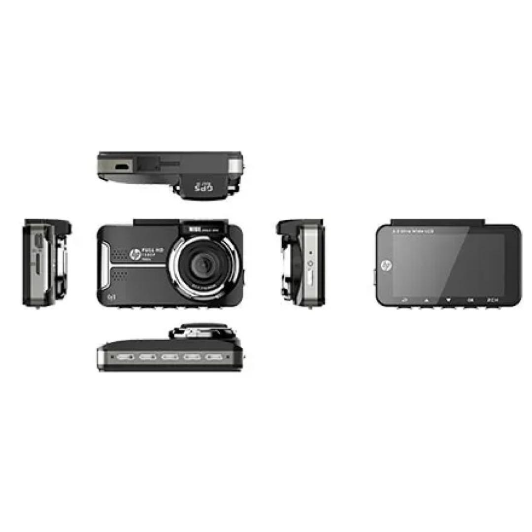 hp ヒューレットパッカード ドライブレコーダー 前後カメラ フロント リア