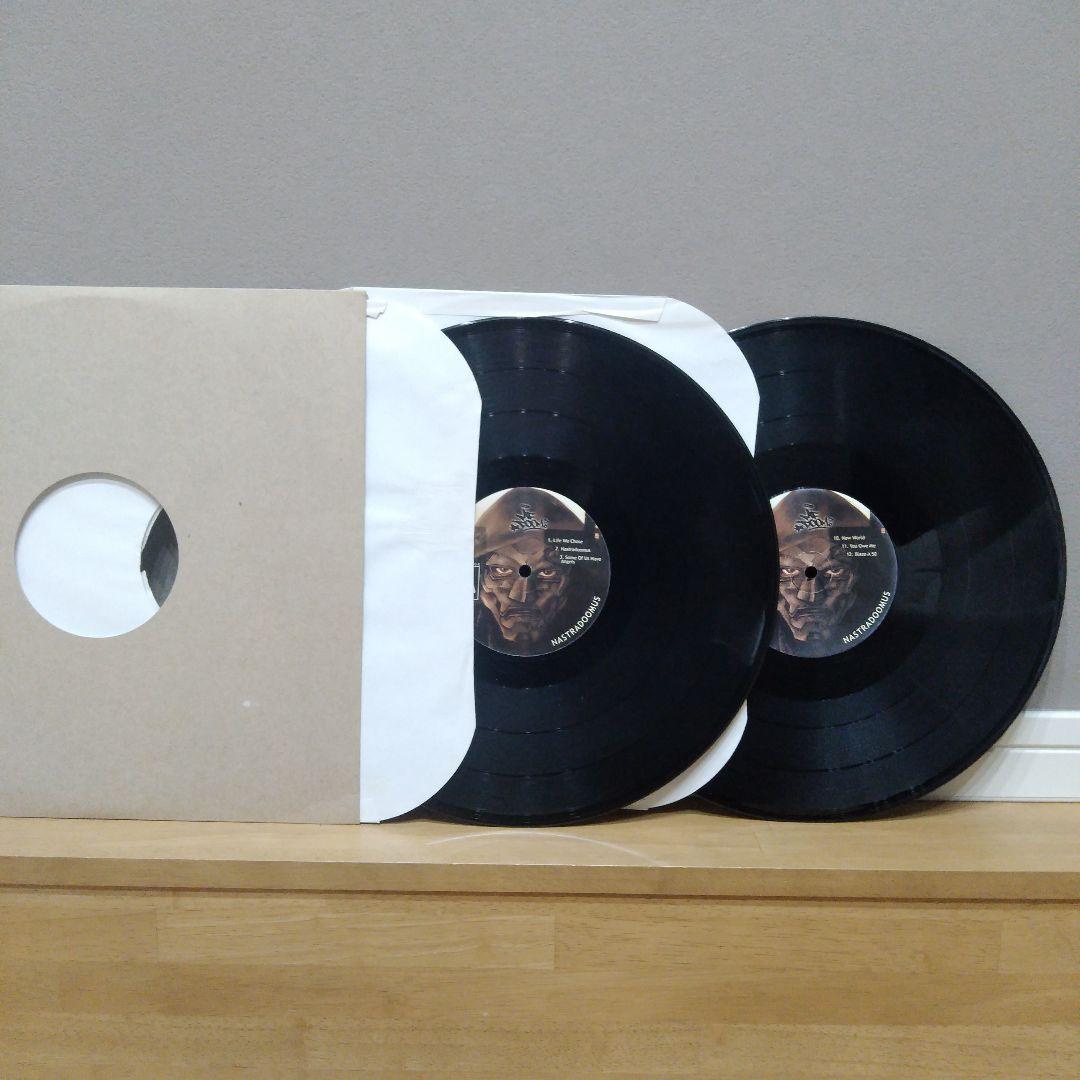 Nas Nastradoomus mf doom 2枚組レコード