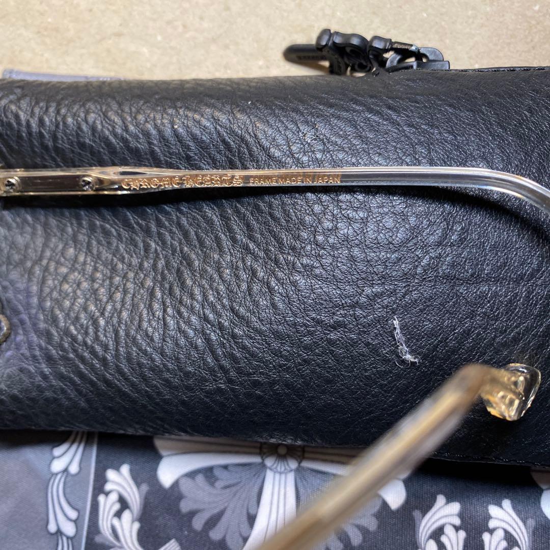 クロムハーツ　メガネ、度なし伊達メガネ( サングラスレンズや眼鏡取付可能 )。