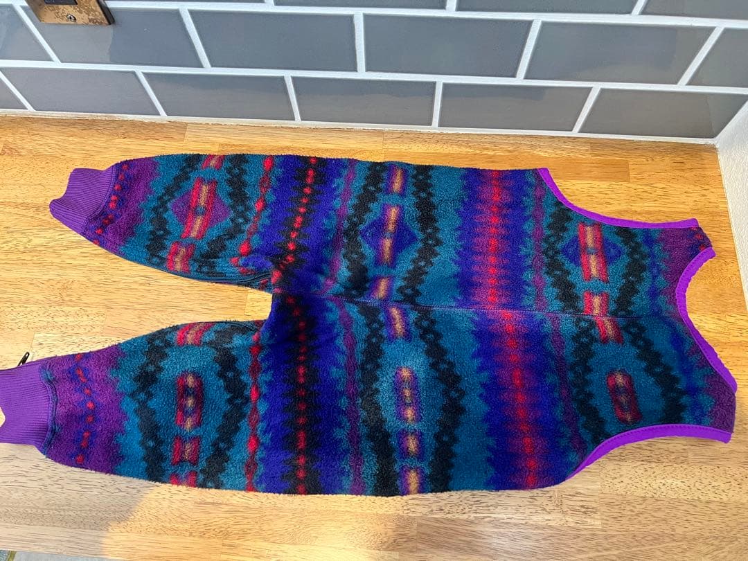 90's 雪なし USA製 パタゴニア サカジャウィア フリース キッズ