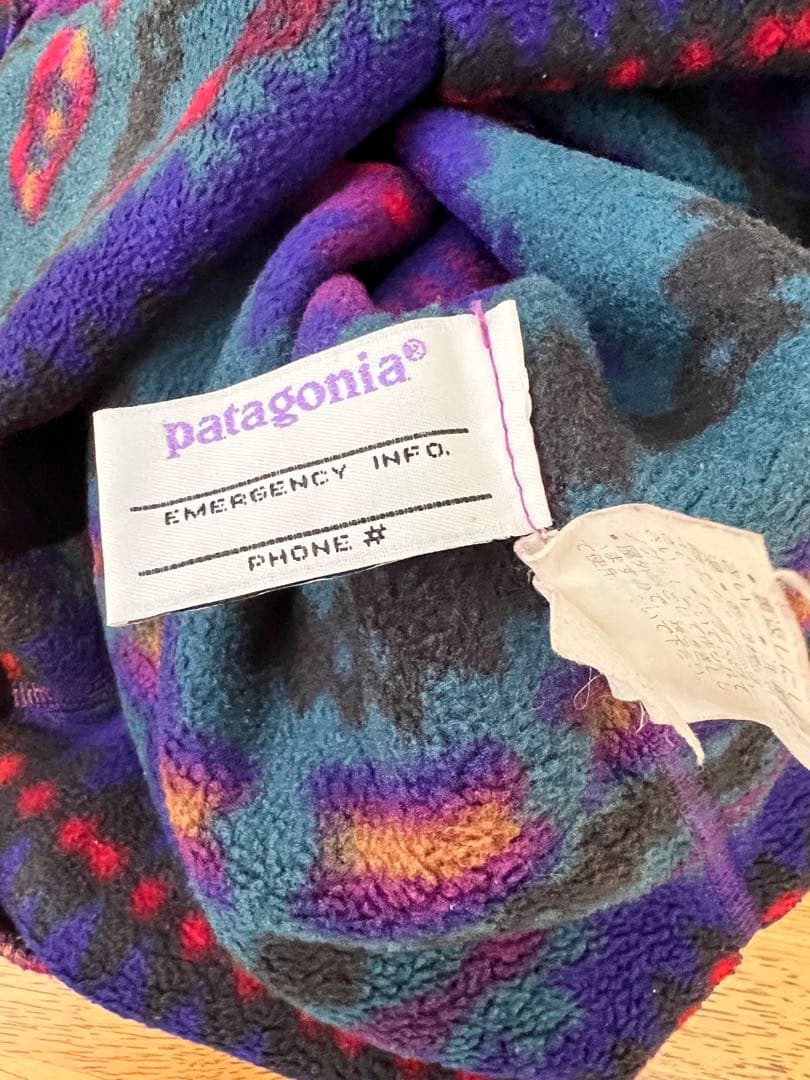 90's 雪なし USA製 パタゴニア サカジャウィア フリース キッズ