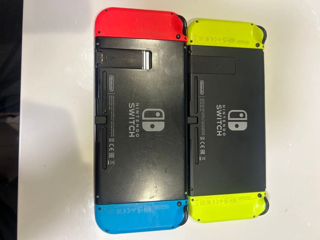 Nintendo Switch 本体 2個デュアルカラージャンク