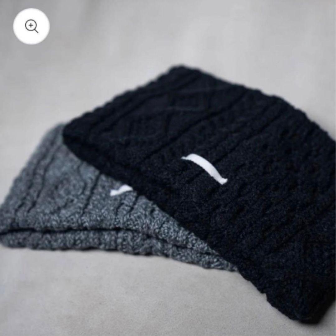 MAISON KINEMA　Aran pattern hair band