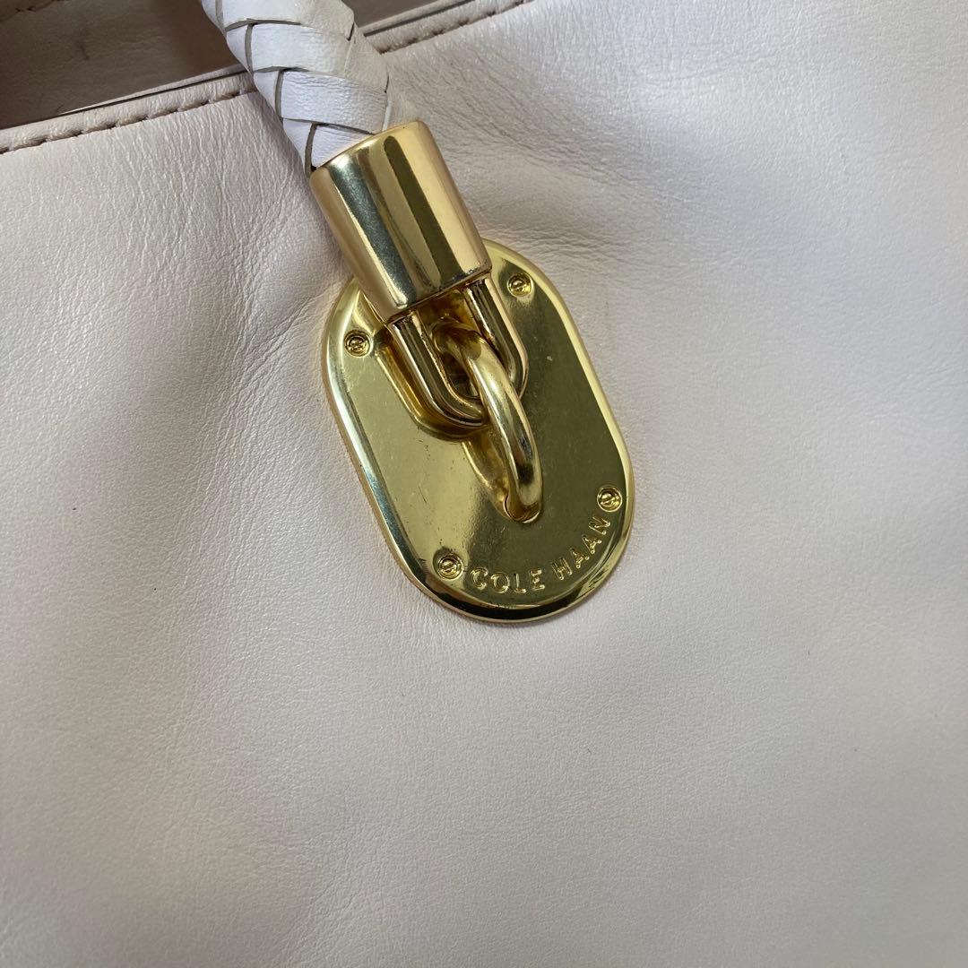 COLE HAAN✨ ベンソン II ワーク トート　オールレザー　ゴールド金具