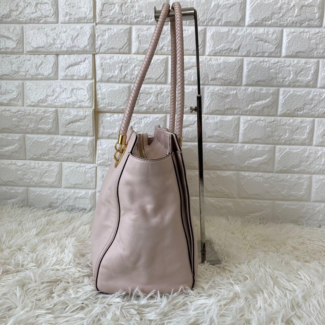 COLE HAAN✨ ベンソン II ワーク トート　オールレザー　ゴールド金具