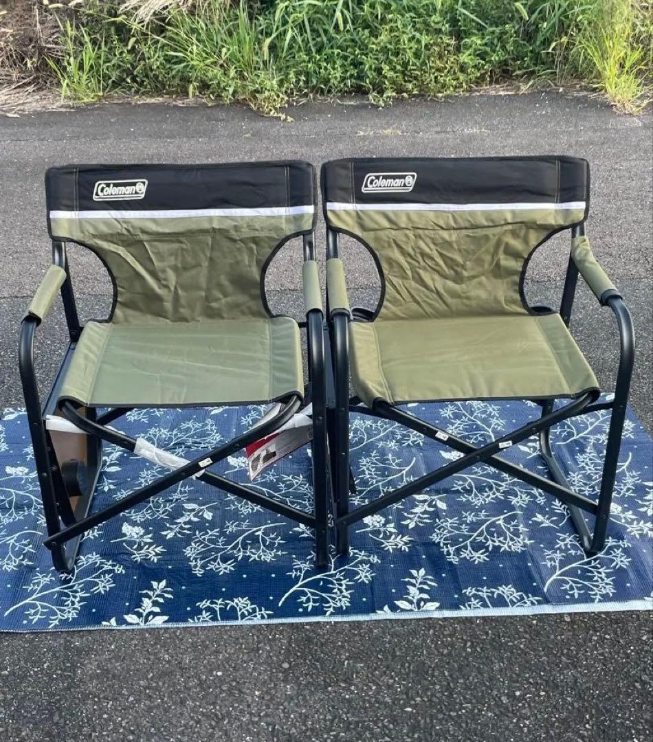 コールマン(Coleman) チェア サイドテーブル付デッキ
