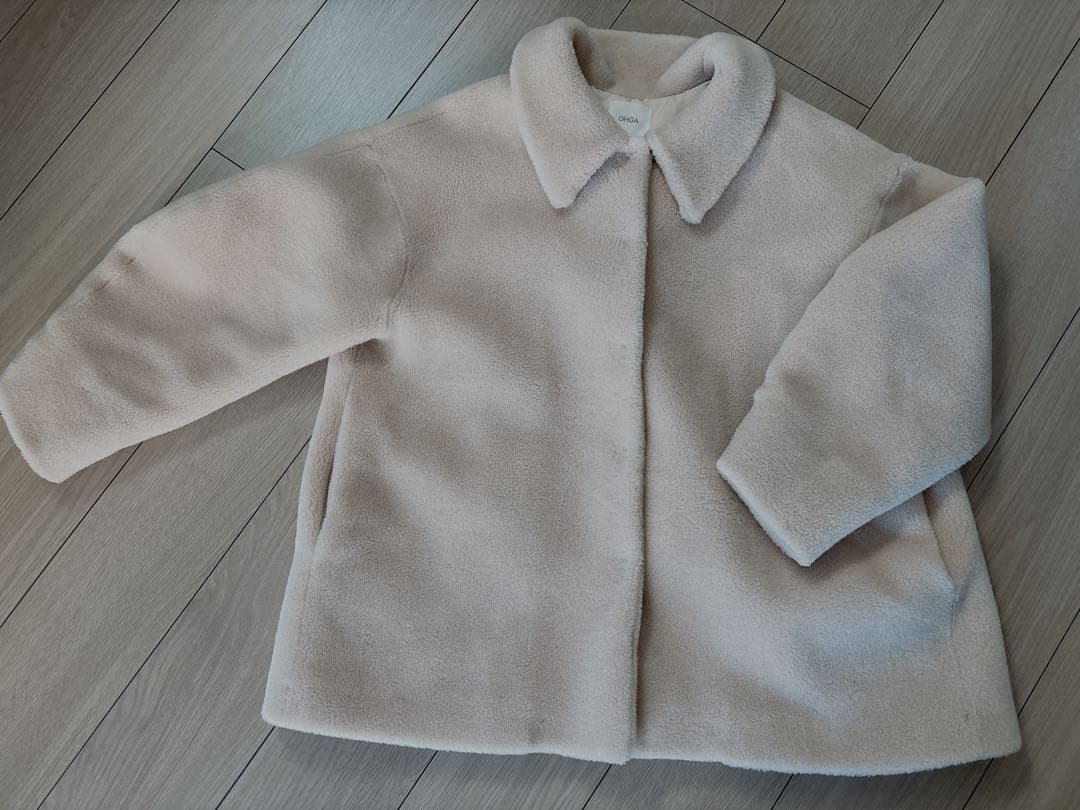 OHGA エコムートンコート ベージュ