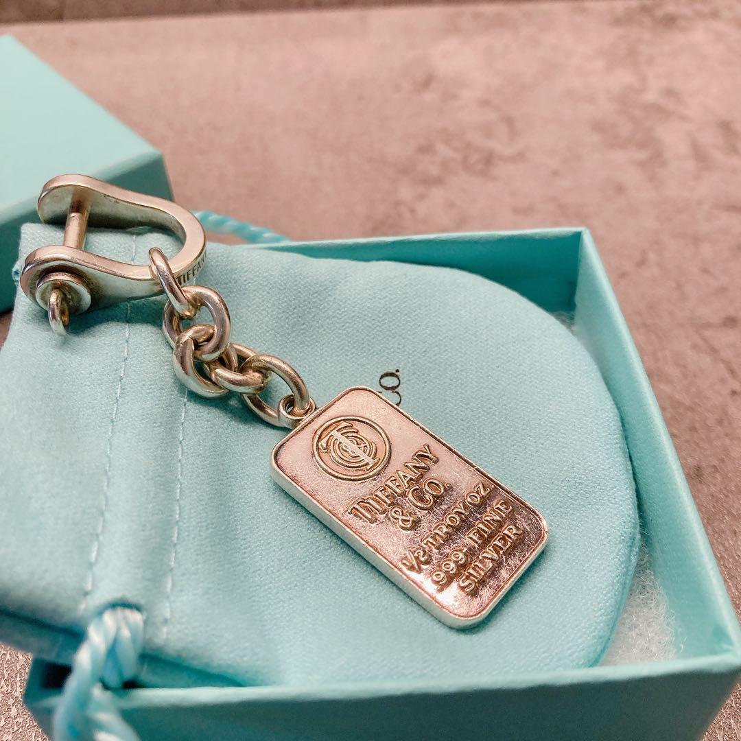 純銀　Tiffany & Co. 925スターリングシルバーキーホルダー