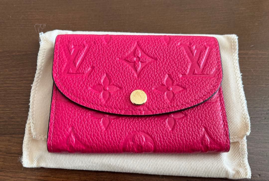 【新品】LOUIS VUITTON ポルトモネ・ロザリ