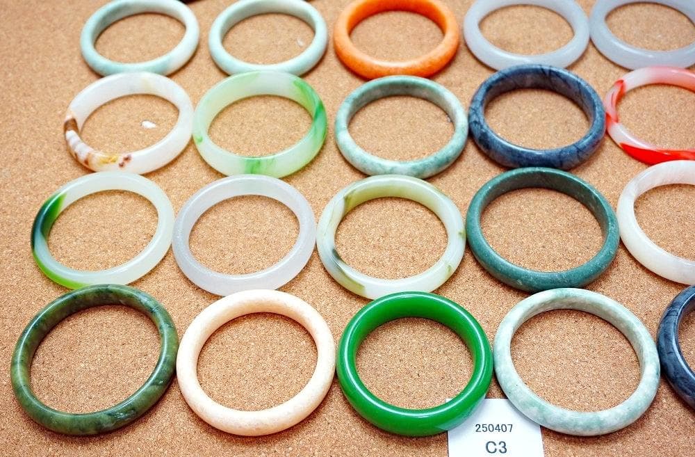 天然石 バングル 30点 ブレスレット Nm26-250407C3