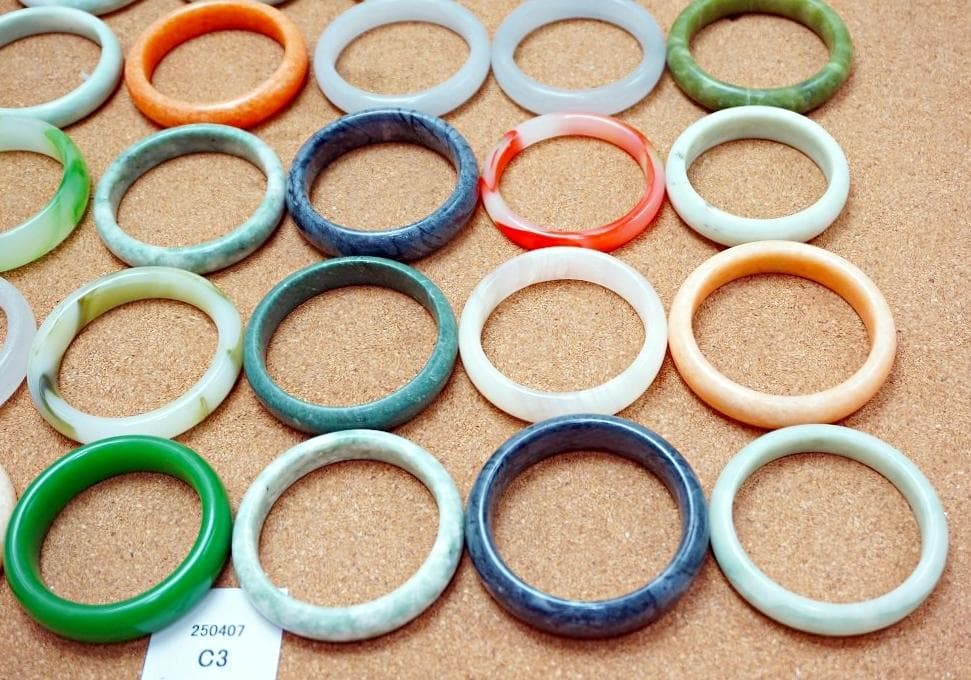 天然石 バングル 30点 ブレスレット Nm26-250407C3