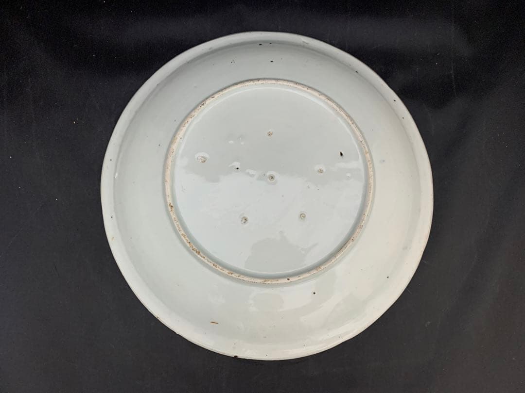 古伊万里　染付　龍　大皿　約直径29.5㎝