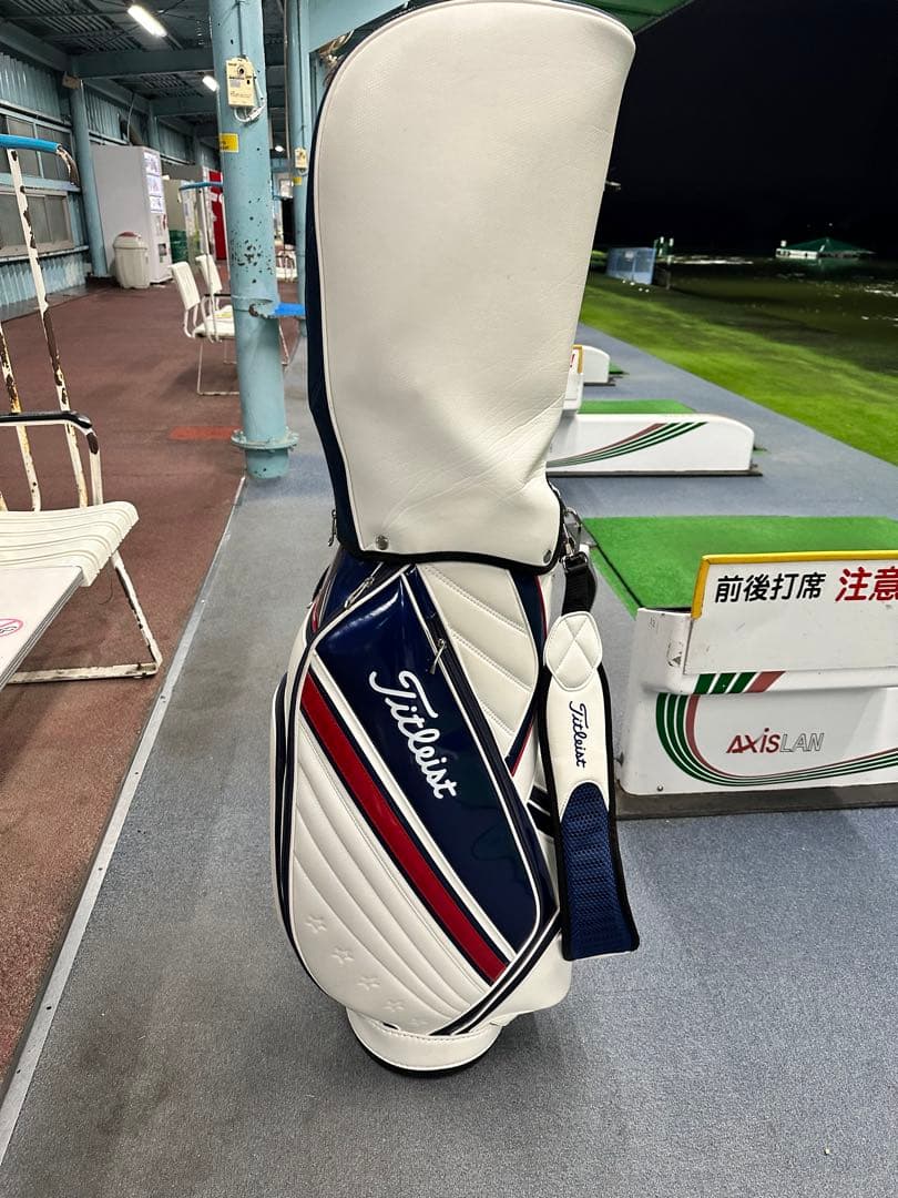 Titleist タイトリスト キャディバッグ ホワイト　トリコロール　9型