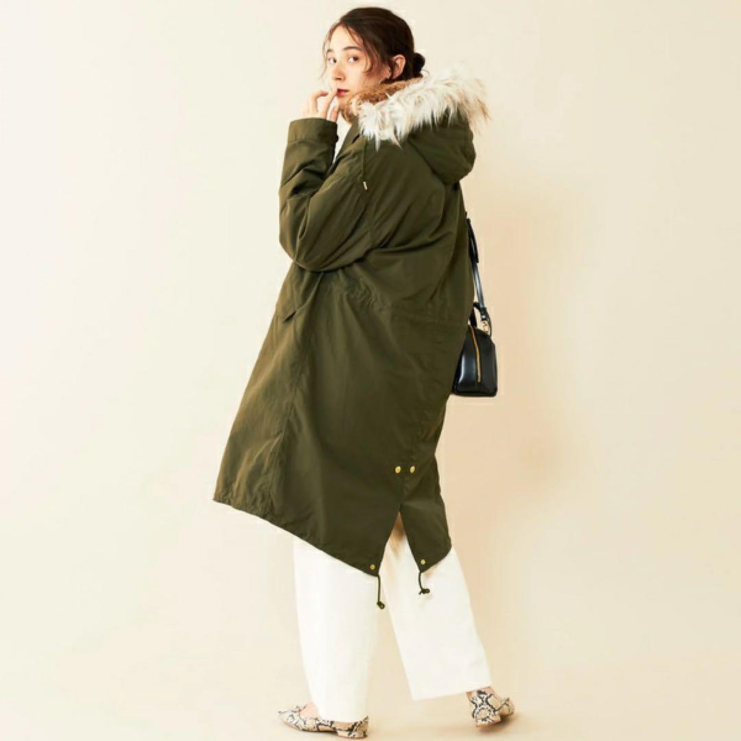 ユナイテッドアローズBEAUTY＆YOUTH ボアライナー付きモッズコート　美品