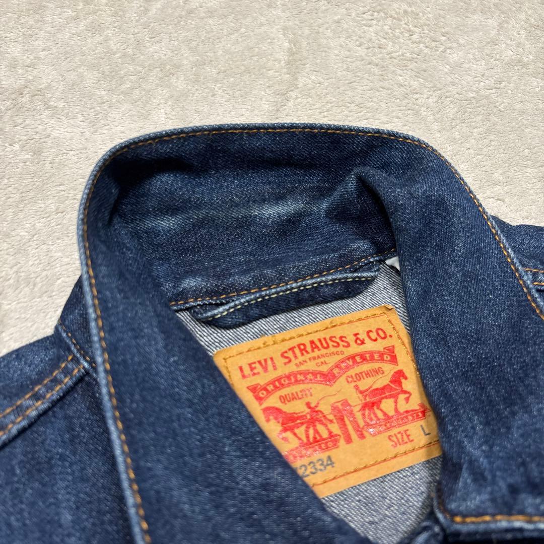 極美品✨L リーバイス 72334 デニムジャケット70506型 ポケ付き
