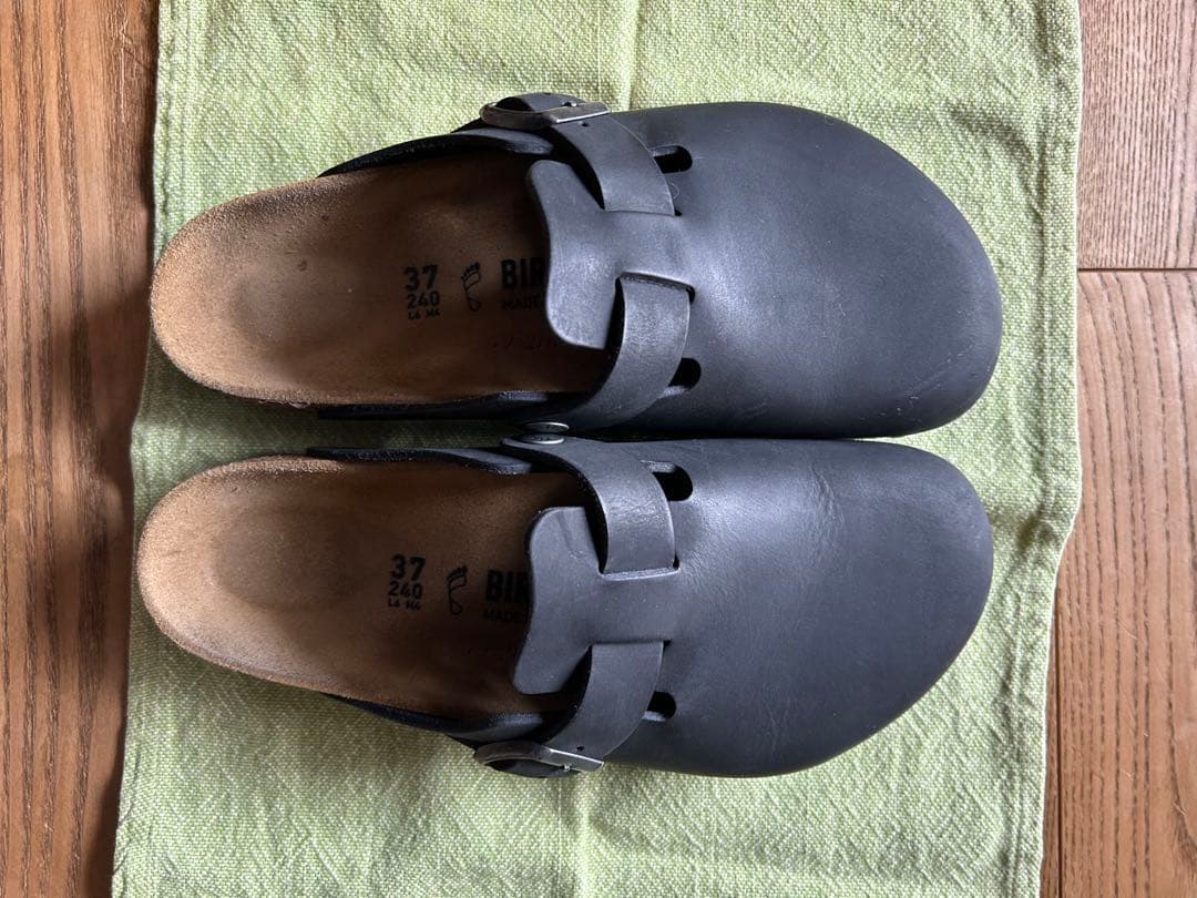専用　ビルケンシュトック　ボストン　オイルドレザー　ブラック　37