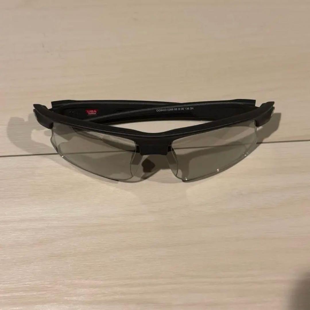 OAKLEY BiSphaera Black-クリア 調光レンズ 度付き