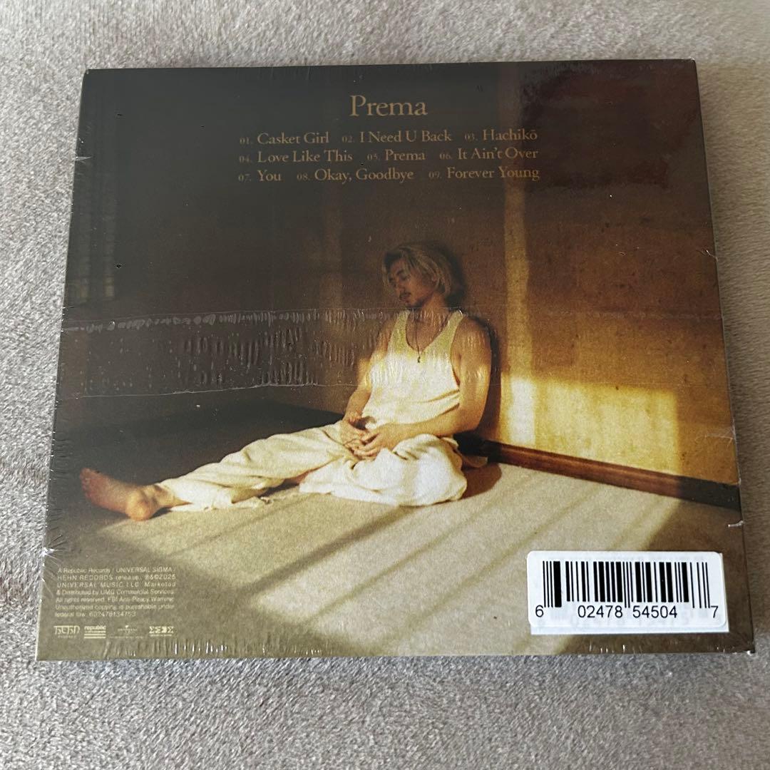 藤井風 サイン入り Prema USストア限定　新品未開封