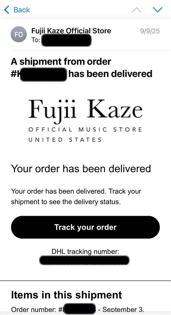 藤井風 サイン入り Prema USストア限定　新品未開封