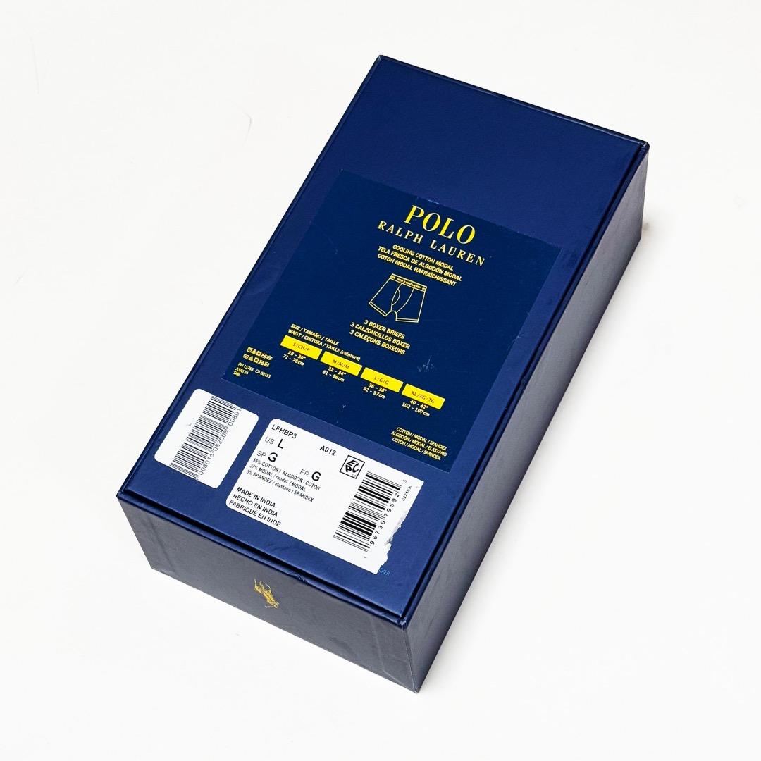 ■ポロラルフローレン ポロベアーボクサートランクス3点セットL新品A■