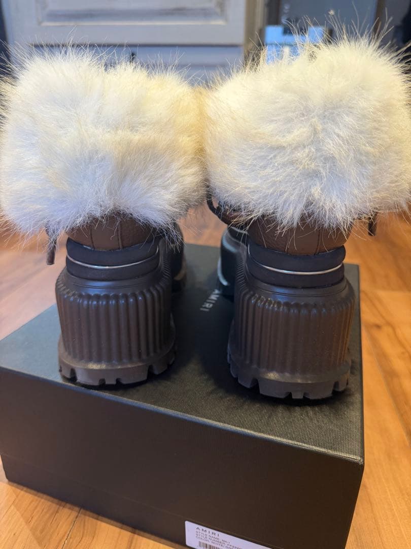 yelloLizi Platform Short Boots ブラウン