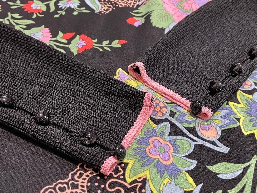 L*a様 レオナール LEONARD 袖ニット トップス 長袖