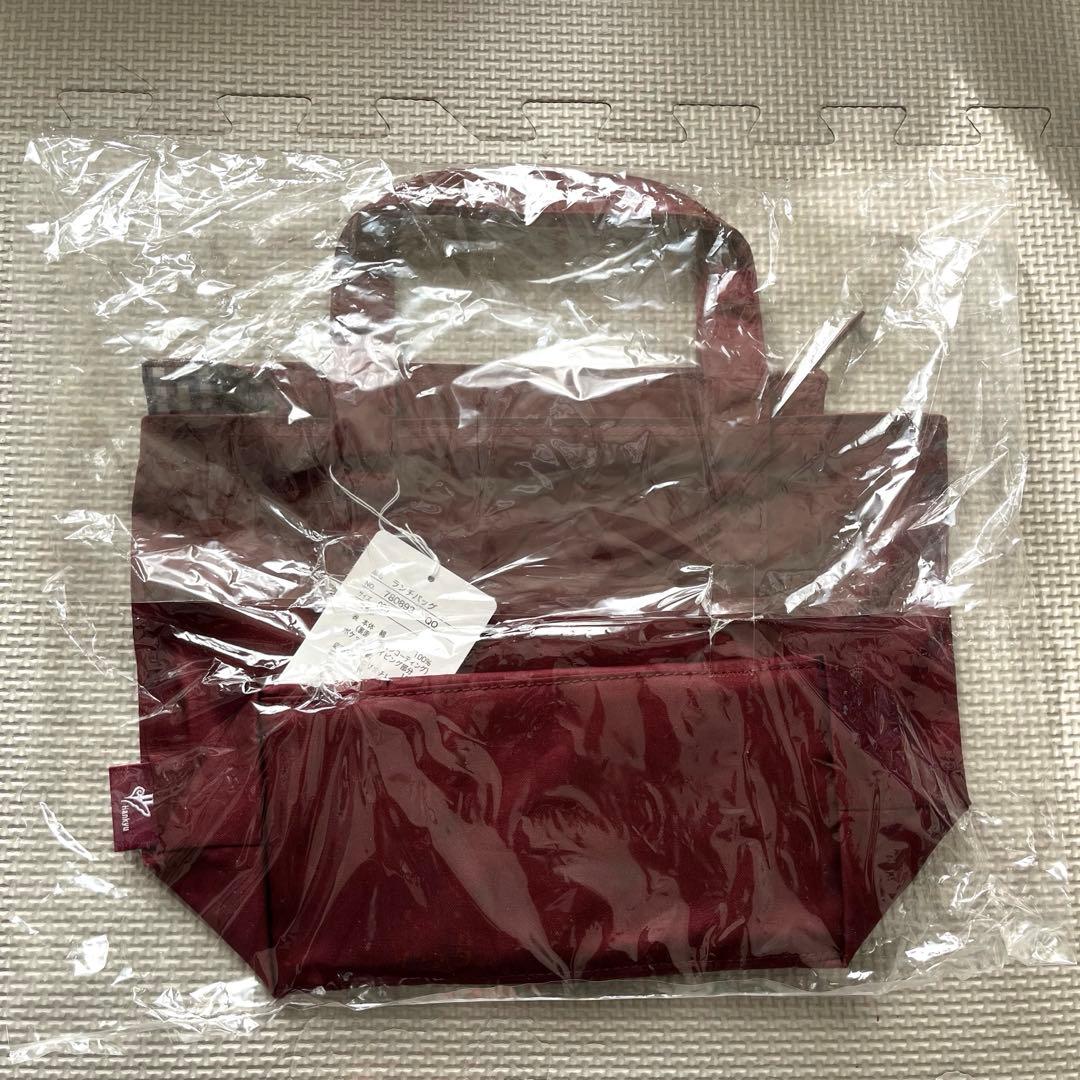 【新品未使用】ファミリア × 阪急電車　ランチバッグ