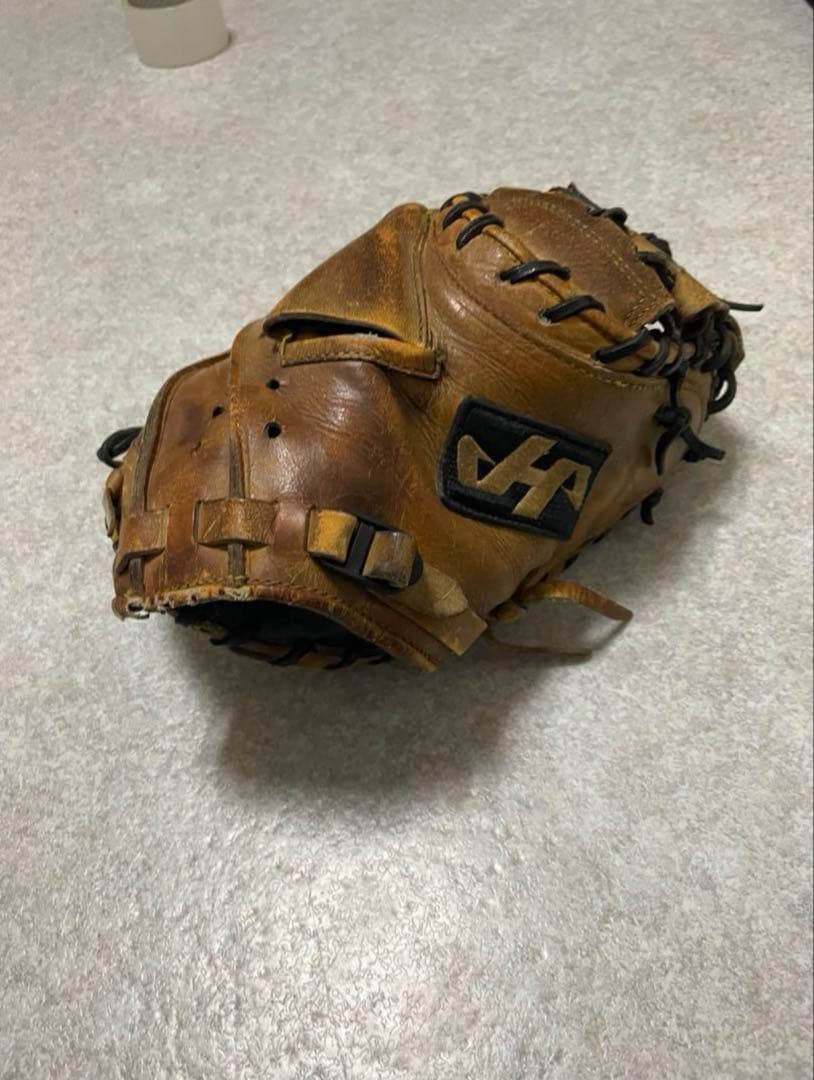 ハタケヤマオーダーキャッチャーミット　プロ支給品　横浜ベイスターズ　硬式用