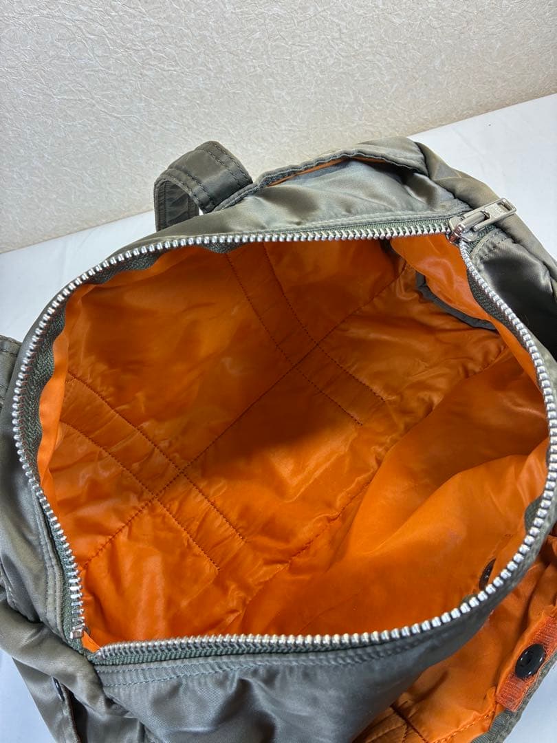 [未使用級] PORTER タンカードラムバッグ ミニボストンシルバーグレー S