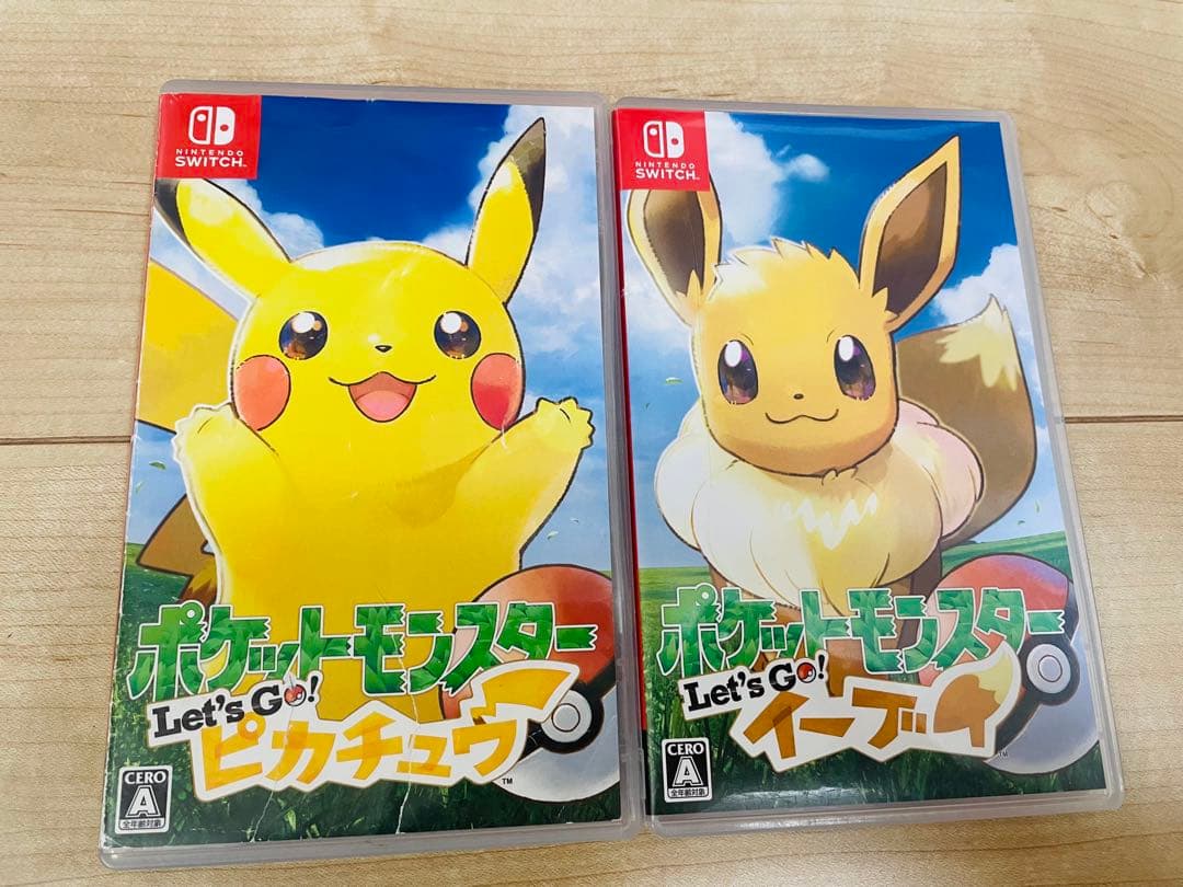 Switchソフト　ポケモン　レッツゴーピカチュウ　レッツゴーイーブイ　セット