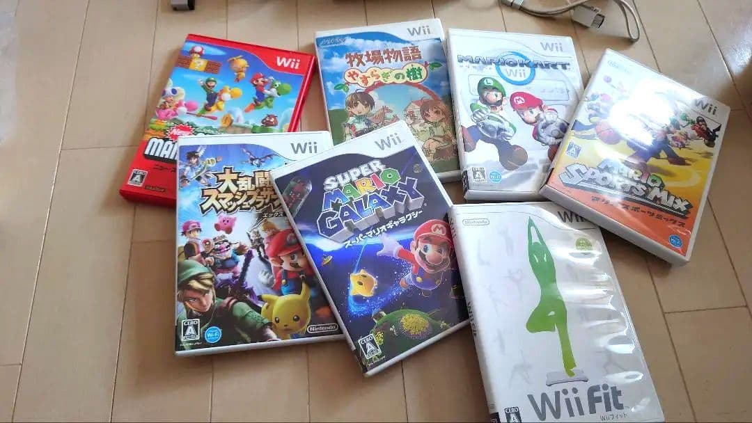 Wiiセット  wiifit、マリカーマリオシリーズ