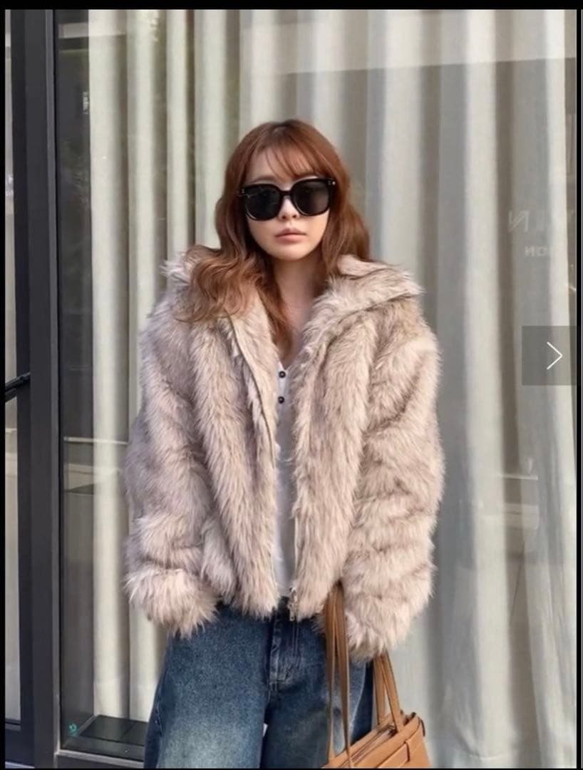 RAY CASSIN / レイカズン ダブルジップファーブルゾン　Sサイズ