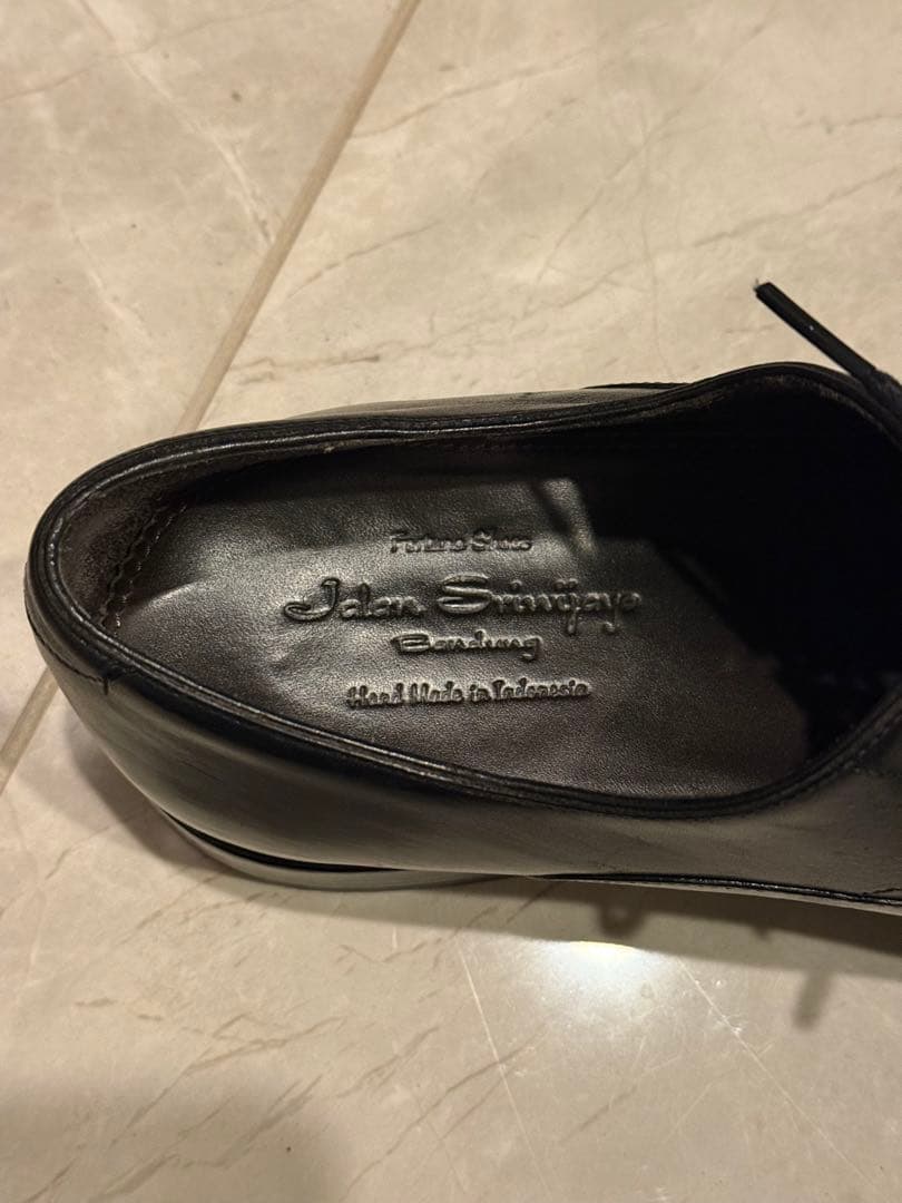 n*@様 ジャランスリワヤ エドワード 98676 UK7.5 ブラック　黒