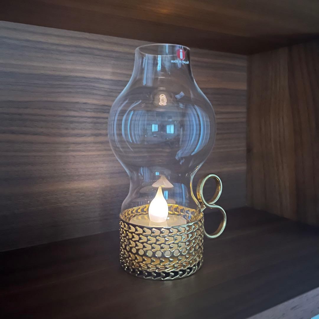 イッタラ 24Karaatti ツァイッカ キャンドルホルダー S