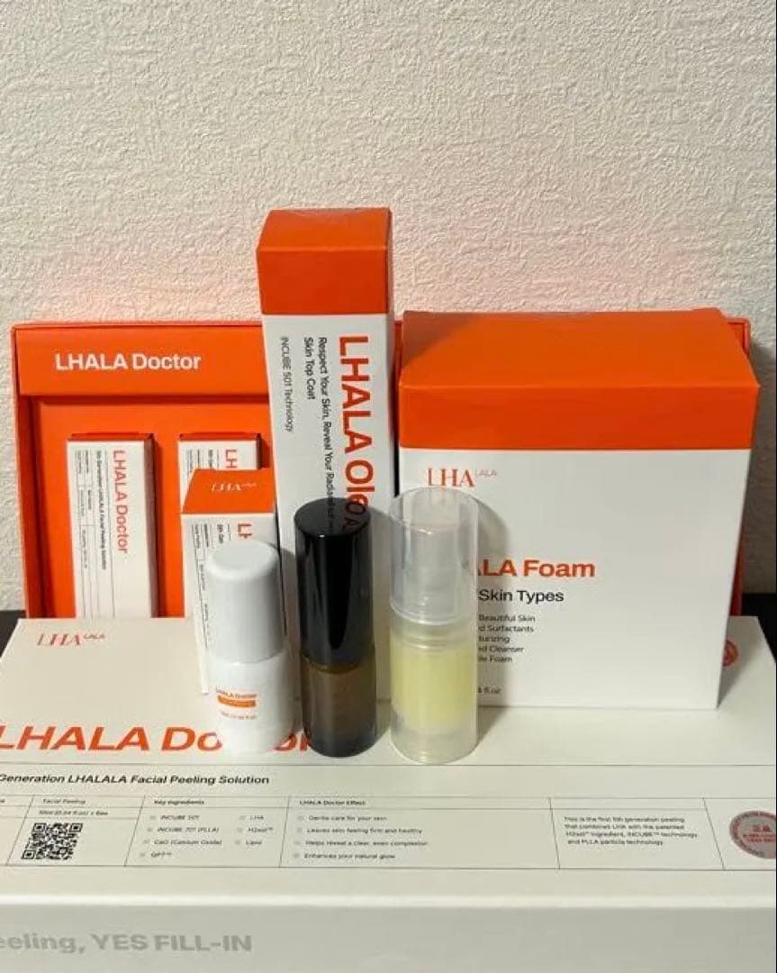 ララオレ10ml、リニューアル版ララドクター10ml、ララ洗顔15ml