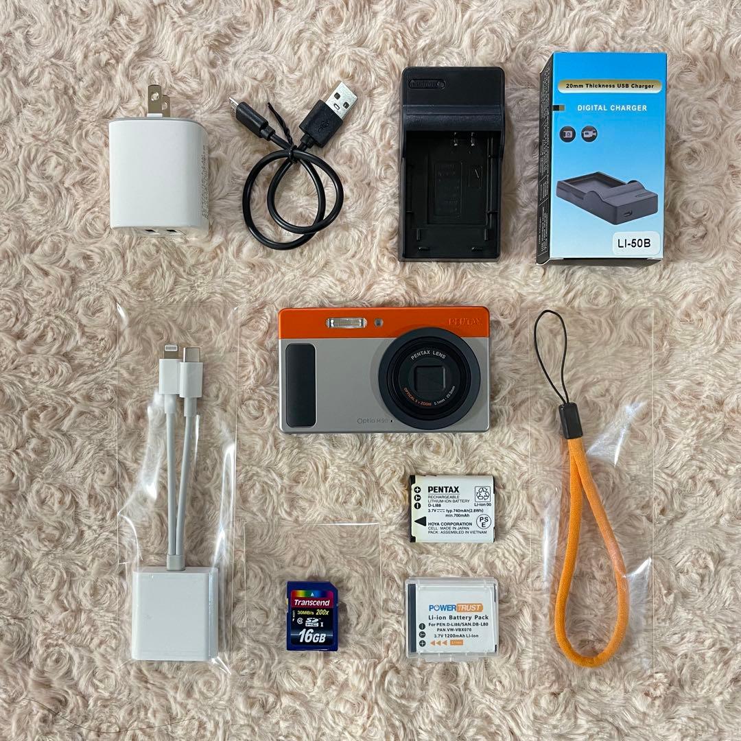 難有特価✨PENTAX Optio H90✨動作確認済 スマホ転送OK 液晶OK