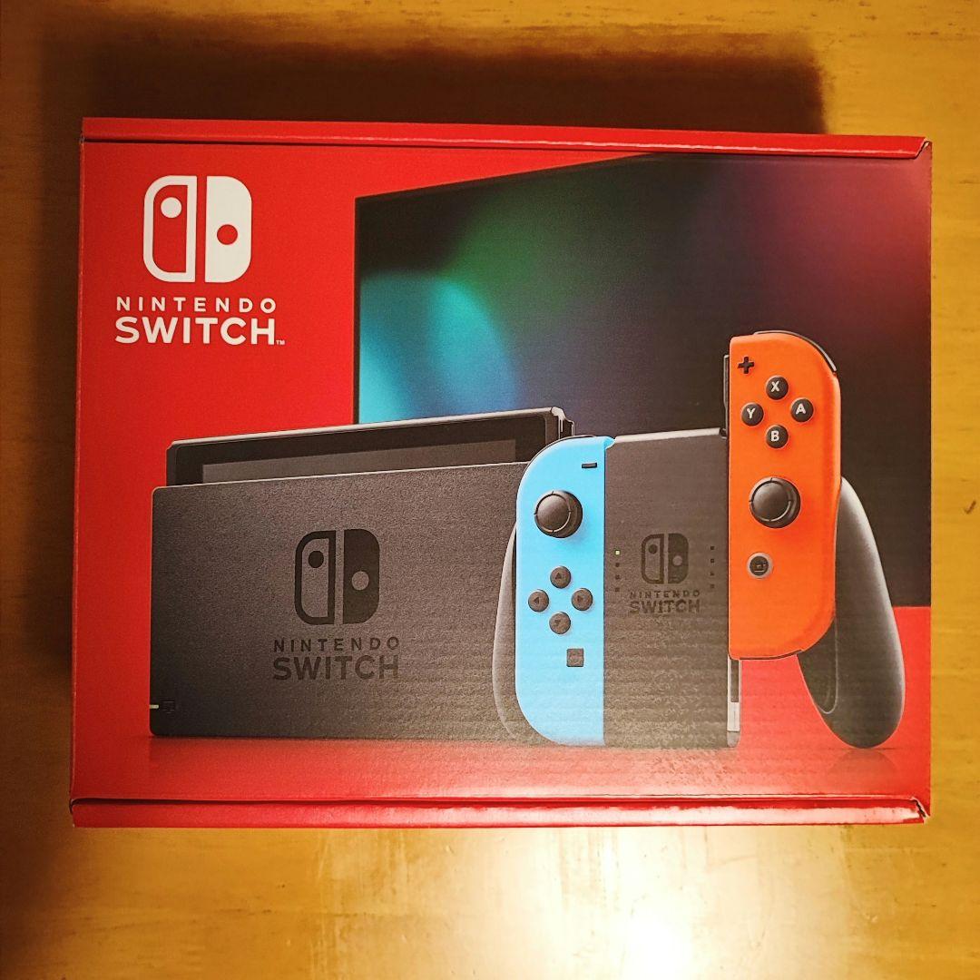 【新品未使用】Nintendo Switch 本体 ネオンブルー・レッド