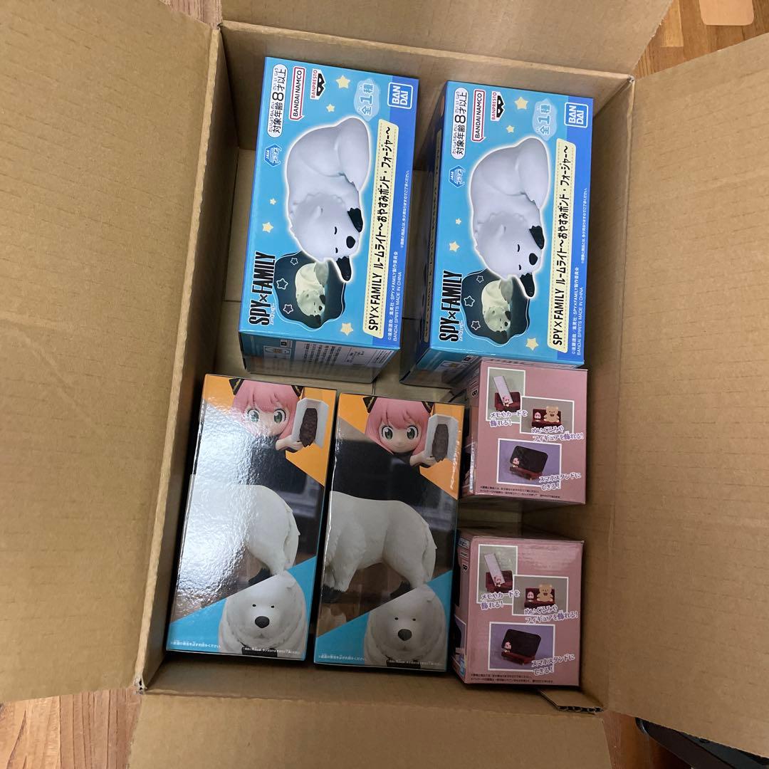 【未開封６個セット】スパイファミリー プライズセット ３種ｘ２個