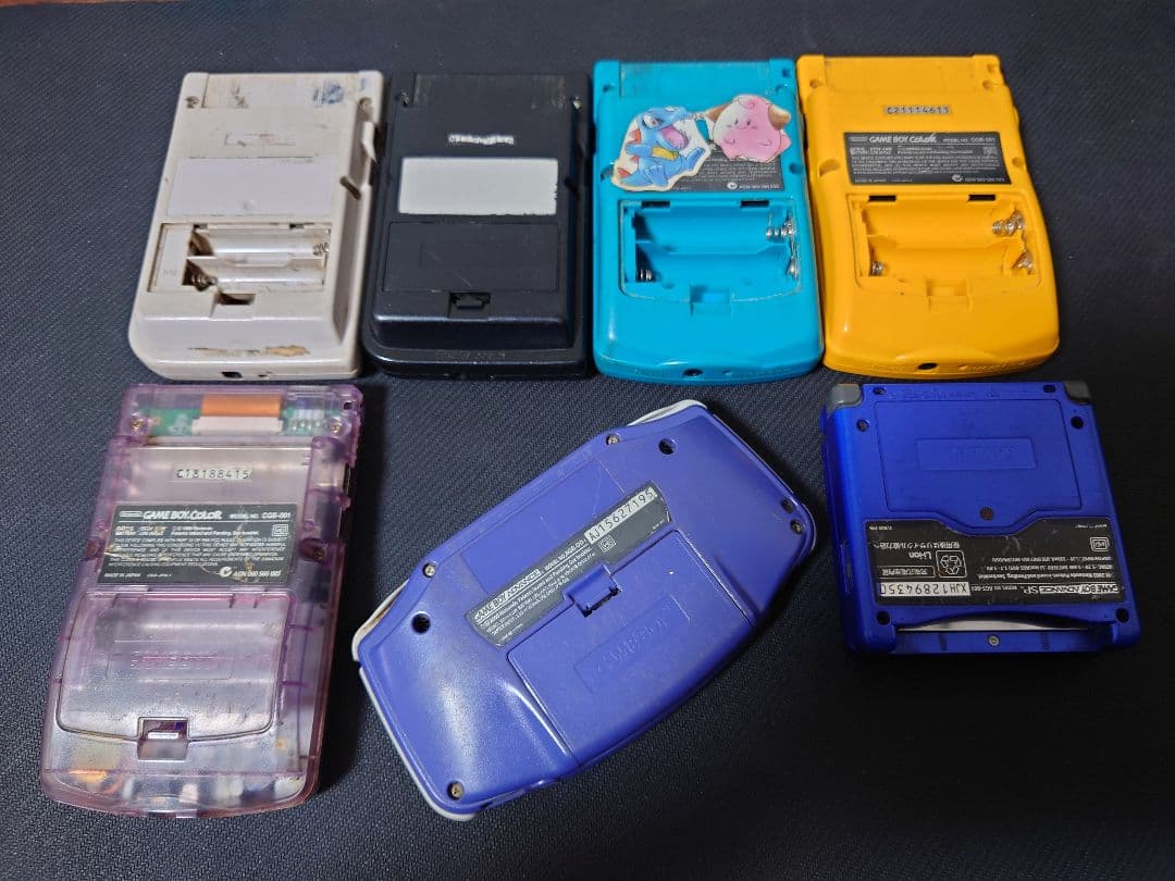 ゲームボーイカラー　ゲームボーイアドバンス　ゲームボーイアドバンスSP　ジャンク