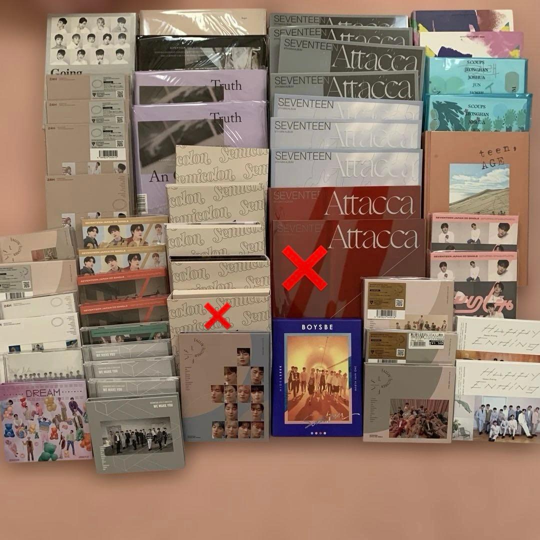 SEVENTEEN CD まとめ売り 大量 トレカなし