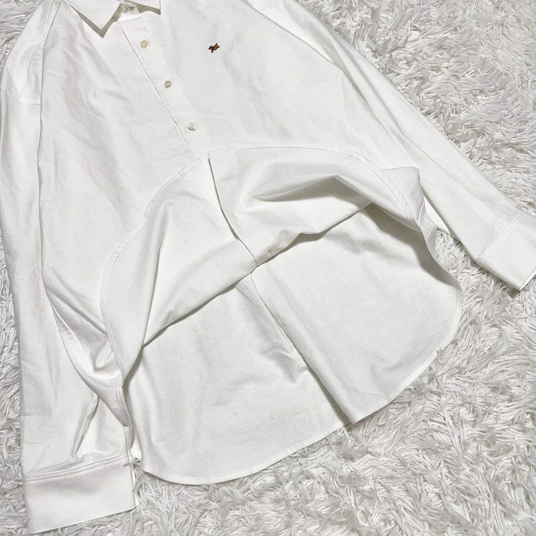 もみちゃん✨2025年 HUG Ō WäR 刺繍入りオックスオーバーシャツ