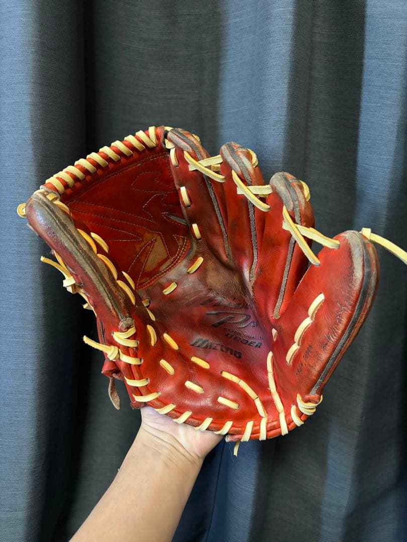ミズノプロ 硬式オーダー投手用グローブ 良型‼️ 即戦力‼️ 耕作印あり