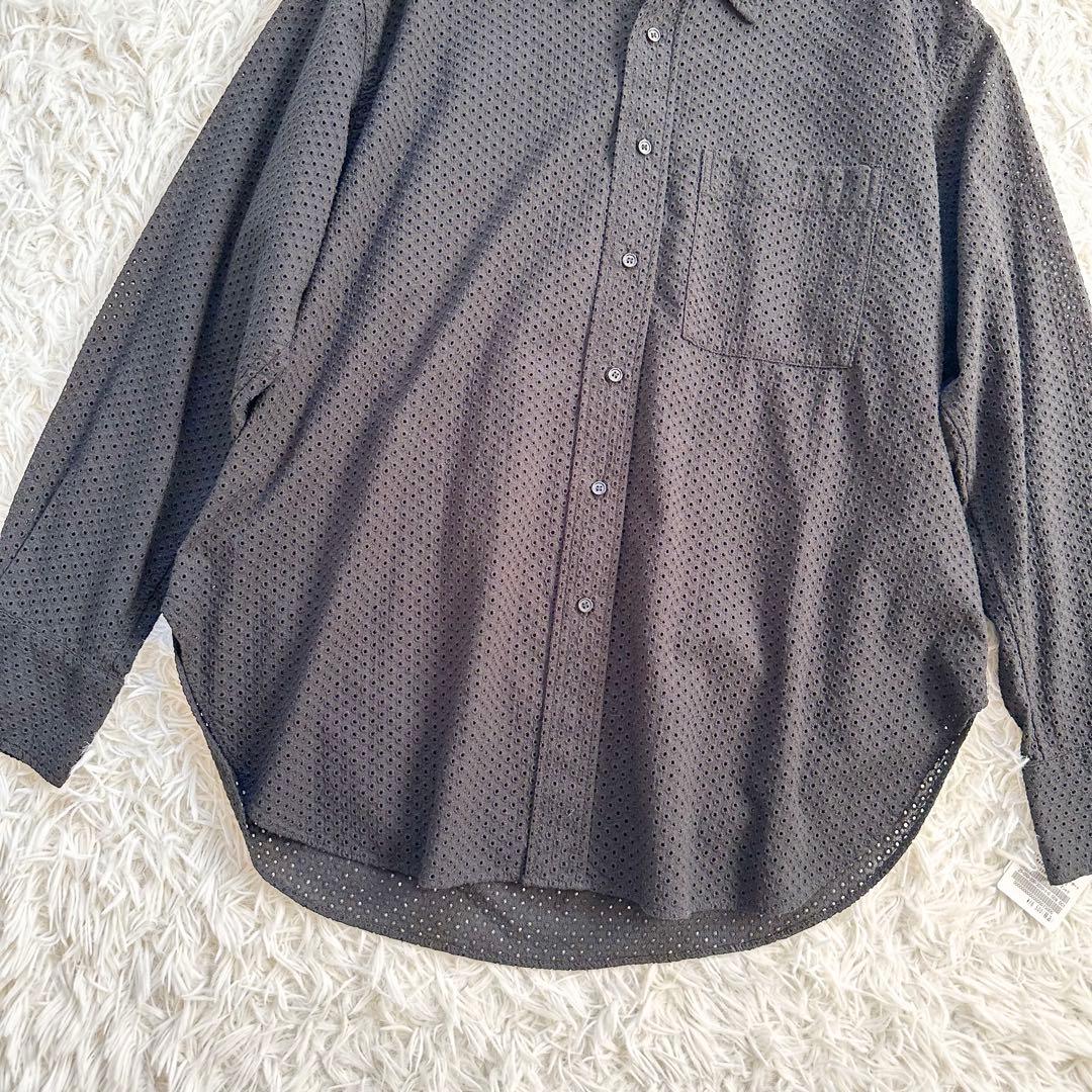 【タグ付き♡未使用】スピックアンドスパン　カットワークスモールドットルーズシャツ