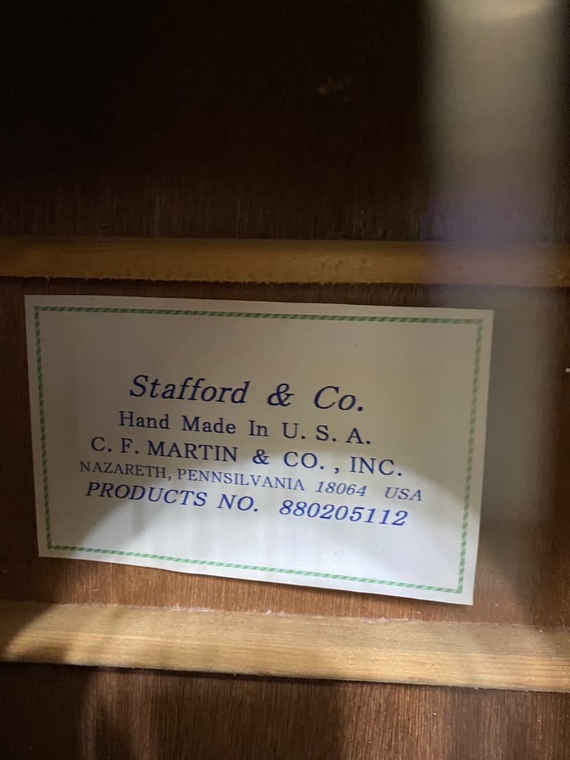 stafford &MARTNアコースティックギター