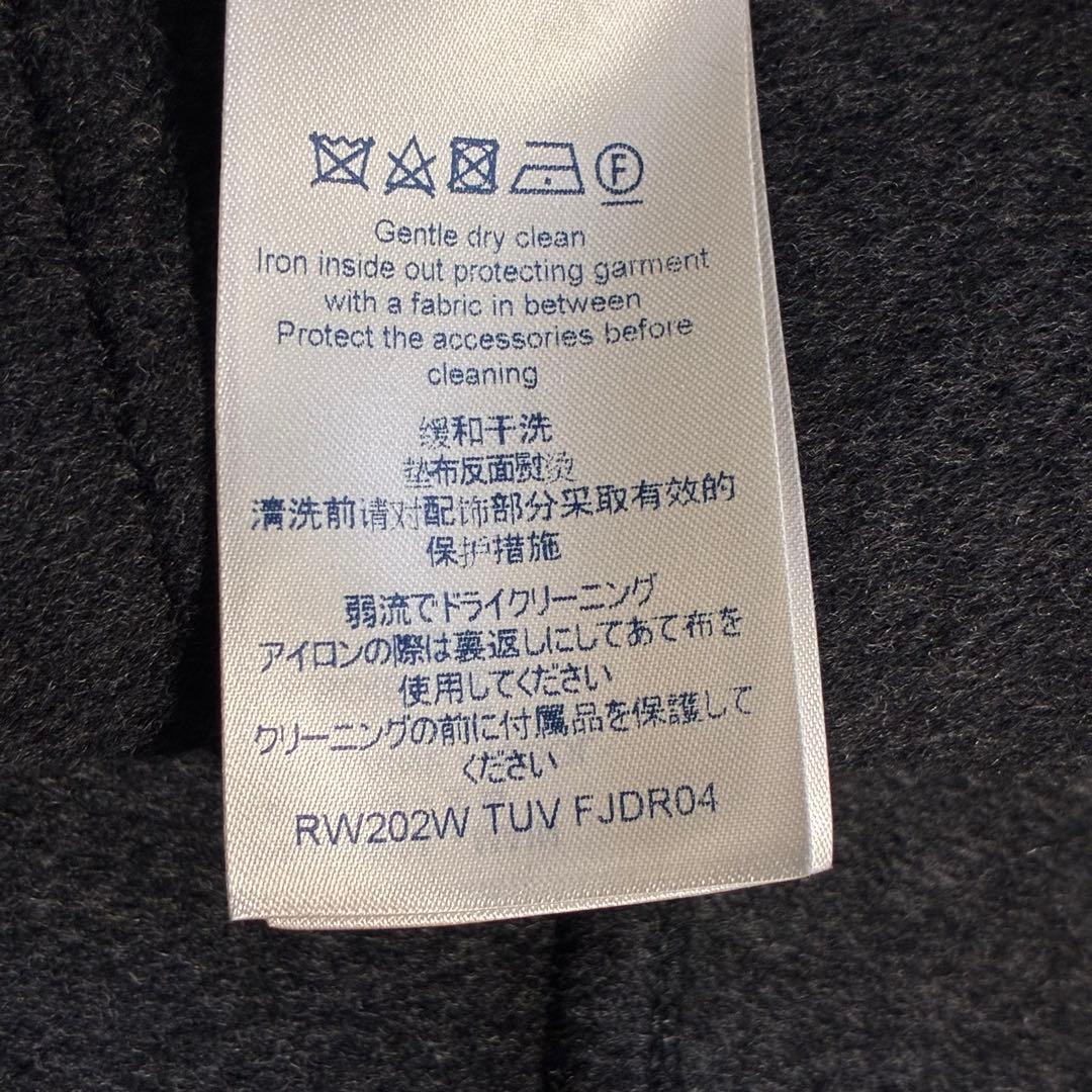 【極美品】ルイヴィトン ワンピース 20AW 34サイズ ウール グレー